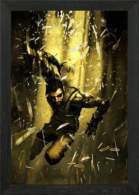 Deus Ex gerahmtes Wandbild Poster Leinwanddruck Bild