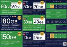 Lyca Mobile SIM bis 180GB* Lycamobile wählen Tarif Selbst wie zB Internet Türkei