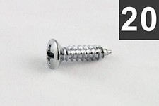 All Parts Pickguard Screws Chrome