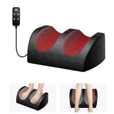 LINGTENG Foot Massager with Heat and Foot Massage, Electric - FM02-BLACK