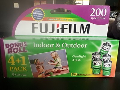 Fuji Film Super HQ 200 Speed  5-Pack 120  Exp 01/2010