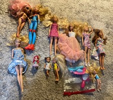 Barbie/Otras Muñecas Y Muñecas Cepillos Lote 11 Muñecas