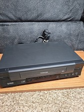 Toshiba VCR VHS W-512 Video Recorder Tested W512 Hi-Fi Stereo 4-head Working