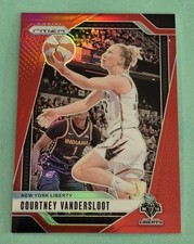 2024 Panini Prizm WNBA COURTNEY VANDERSLOOT Red Prizm #/299 NY Liberty #53