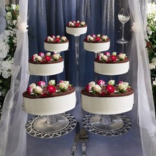 7 Tier Wedding Cake stand Set- Multifunctional Dessert Tiered Centerpiece Holder