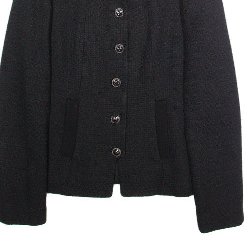 CHANEL Damen Blazer Jacke Schwarz Viskose M - Bild 5 von 8