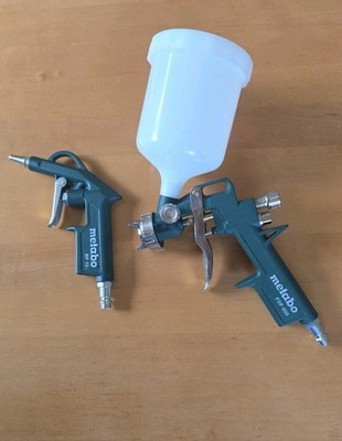 Metabo Druckluft Werkzeugset Blaspistole BP 10 und Farbspritzpistole  FSP 600