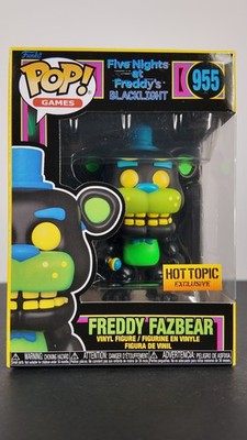 Funko POP! Games #955; Five Nights at Freddy's BlackLight; Freddy Fazbear; HT Ex