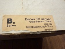 Berker TS Sensor Glas-Sensor 1fach Glas alu KNX EIB 168107 OVP Neu #35