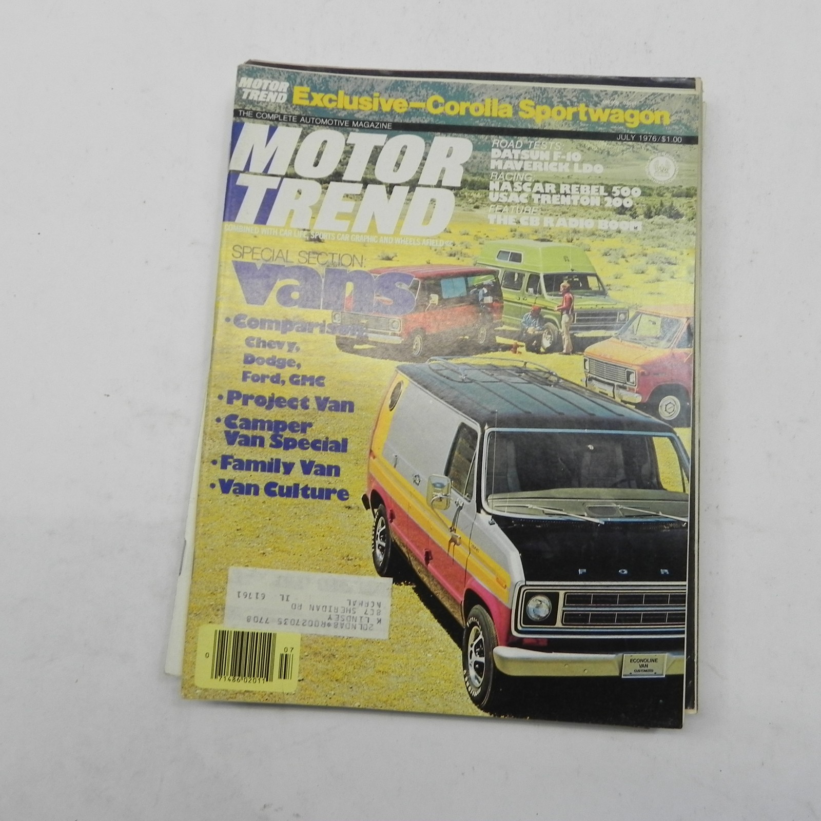 1976 MOTOR TREND MAGAZINE LOT OF 12 ISSUES FULL YEAR RACING PERFORMANCE CARS