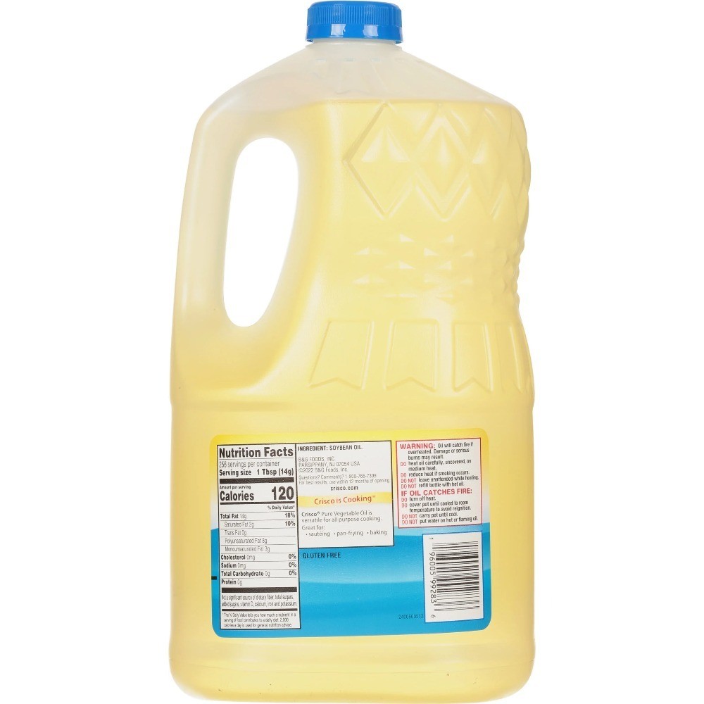 Pure Vegetable Oil for Cooking Baking Frying 1 Gallon Natural Non GMO Kitchen