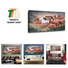 High-Quality Giclee Horse Wall Art: 20x40in Canvas Print for Lasting Beauty