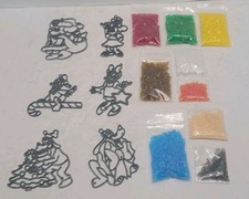 Vtg Lot of 6 Disney Make It Bake It Stained Glass Sun Catchers Mickey Minnie Etc