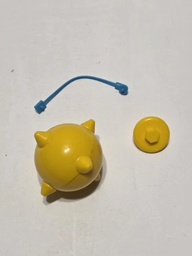 Vintage 1989 TMNT Sewer Lair Playset Parts Fire Hydrant Cap Spiked Ball & Hose