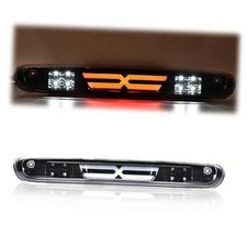 LED Third 3rd Brake Light High Fit Chevy Silverado  2007-2014  Clear  Black