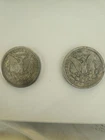 (2) 1921 S Morgan Silver Dollar 90% Silver Good CONDITION (2) Coins.