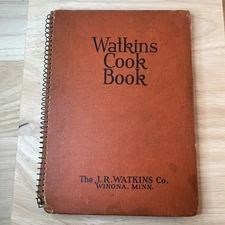 1936 Depression Era J.R. Watkins Co. Vintage Cook Book Winona Minnesota Recipes