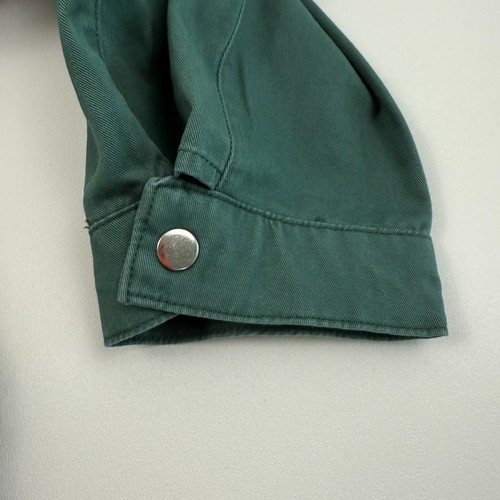 Levi's Women Standard Fit Reese Military Full Zip Hooded Jacket Green XXL NWT - Picture 8 of 17