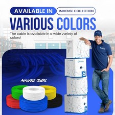 Smartech CAT6 Plenum Cable Solid Conductor CCA Open Box Multiple Color