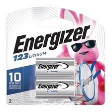 Energizer Lithium 123 3 V 1.5 mAh Camera Battery 2 pk