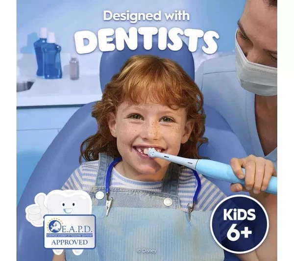 Oral-B iO Kids Electric Toothbrush Disney Stitch Design + Sensitive Mode For 6+ - Image 3 of 4