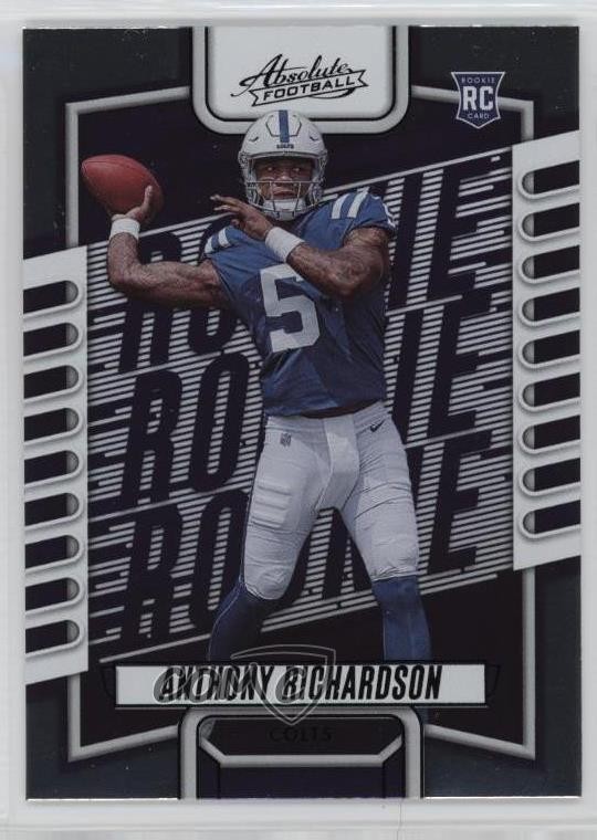 2023 Panini Absolute Rookies Black Anthony Richardson #104 1p5