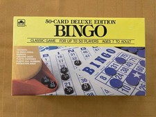 Bingo GOLDEN CLASSIC GAMES 50 Card Deluxe Edition Vintage New Open Box
