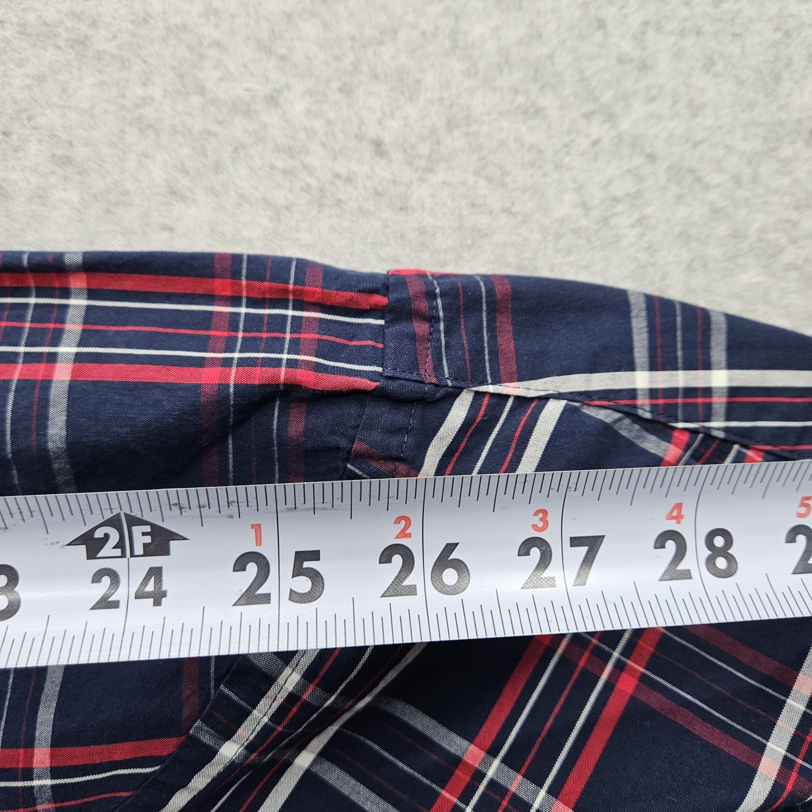 Express Multicolor Checkered Button-Down Shirt Me… - image 9