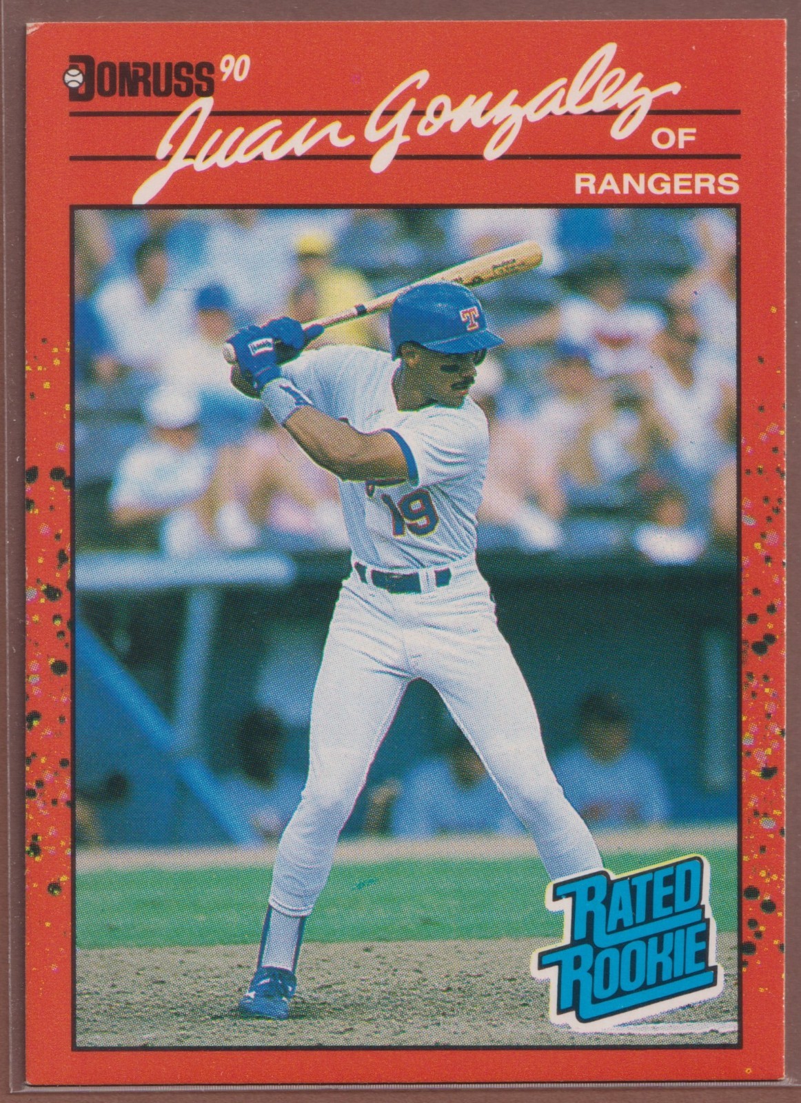 Juan Gonzalez RC #33 1990 Donruss-0554
