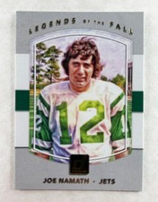 2017 Panini Donruss #23 JOE NAMATH Legends of the Fall insert card FREE S&H!