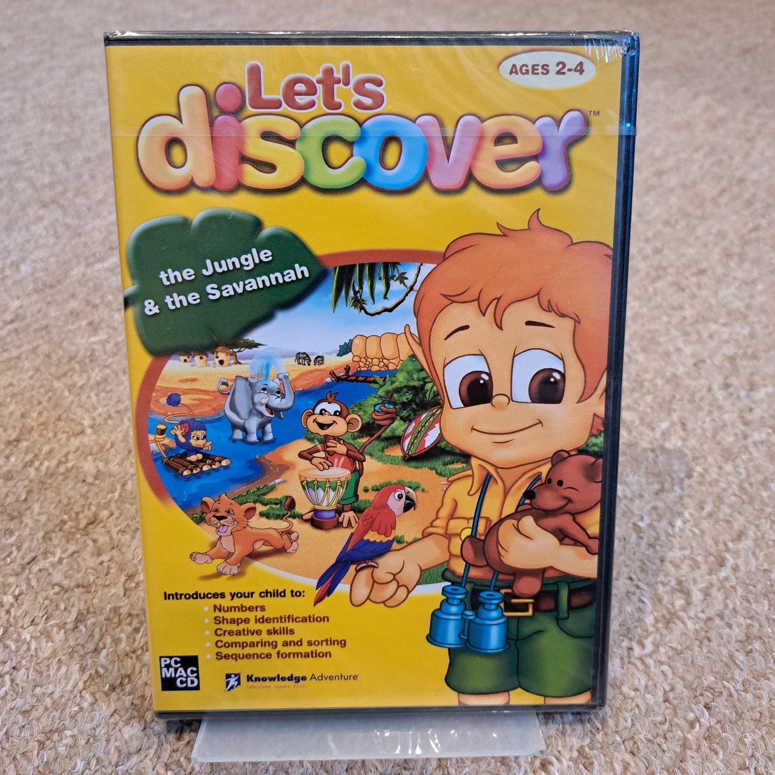Let's Discover The Jungle & Savannah PC MAC CD Educational Video Game NEW SEALED