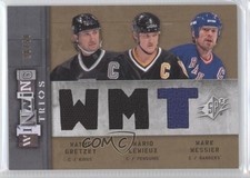 2009-10 SPx Winning Trios 28/50 Wayne Gretzky Mario Lemieux Mark Messier HOF 9bp