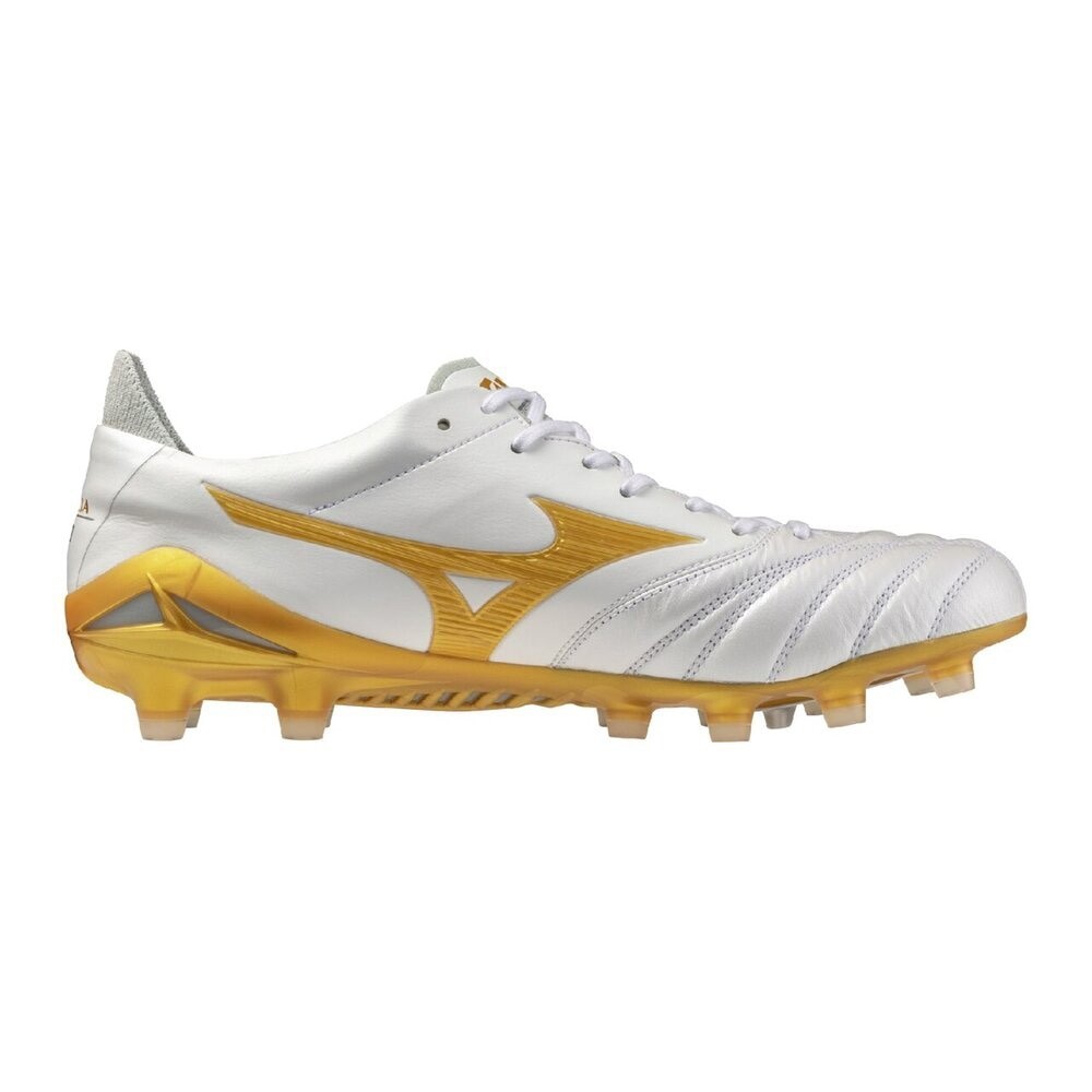希少/ white×gold ✳︎Mizuno Morelia tf 26.5 ✳︎ White and Gold TF Artificial Turf Soccer Shoes - Mizuno Morelia
