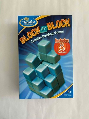 Block By Block Creative Building Game - ThinkFun - Family Fun - NEW ( Open box )