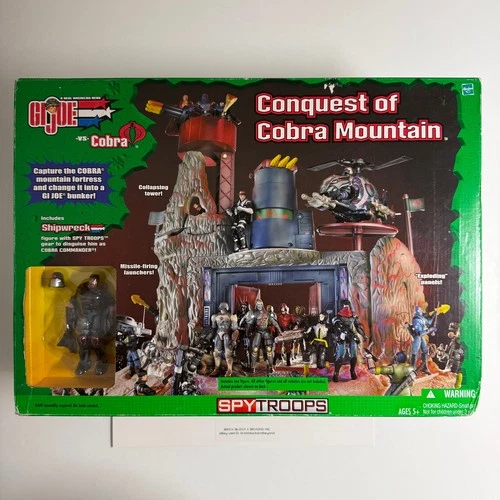 Hasbro GIJOE vs Cobra Spy Troops Conquest of Cobra Mountain New Sealed
