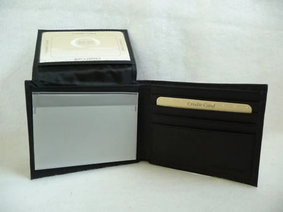 SAN DIEGO PADRES   Embroidered Leather BiFold WALLET   New  black - Image 4 of 4