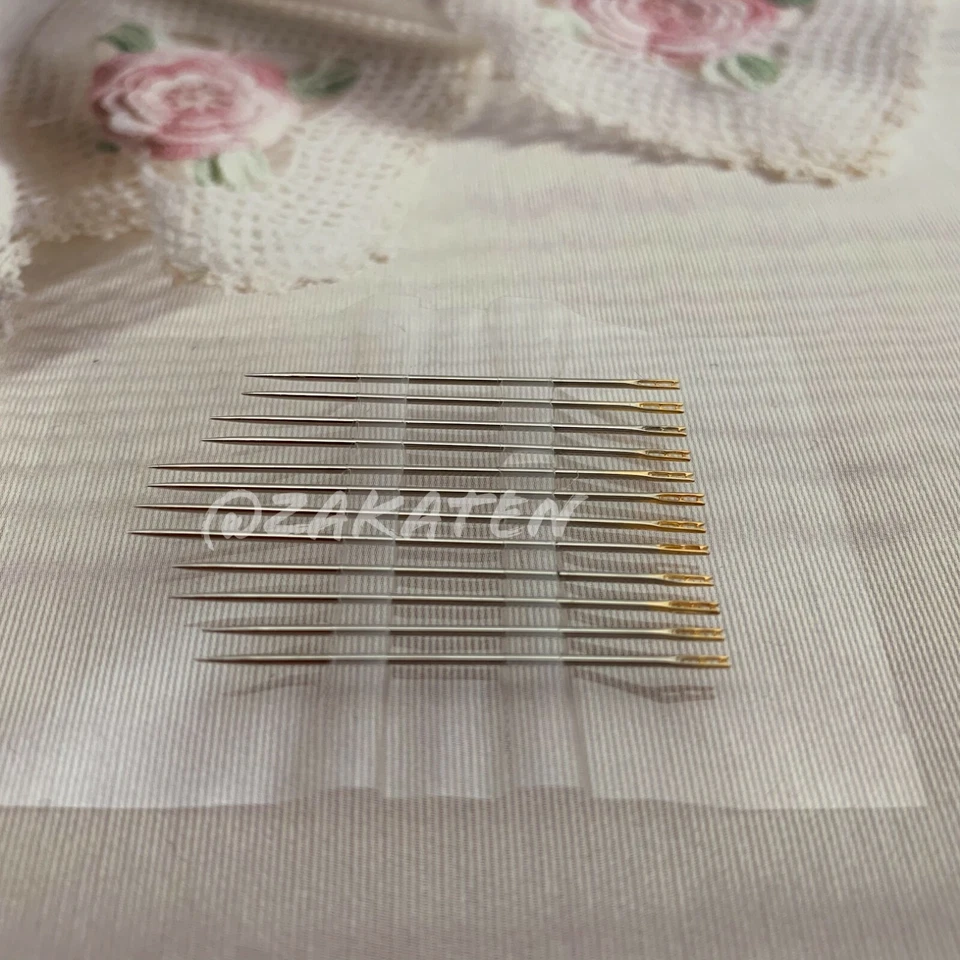 12PCs Assorted Self-Threading/Easy to Thread Sewing Needles US Seller  - Image 2 of 3
