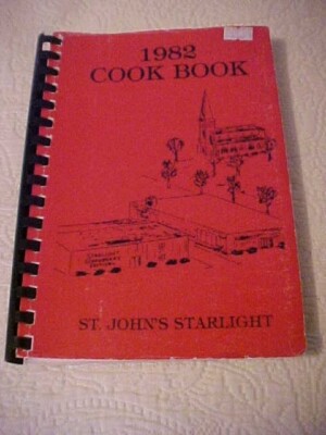 1982 St. John's Starlight Cookbook Strawberry Festival Floyds Knobs IN ...
