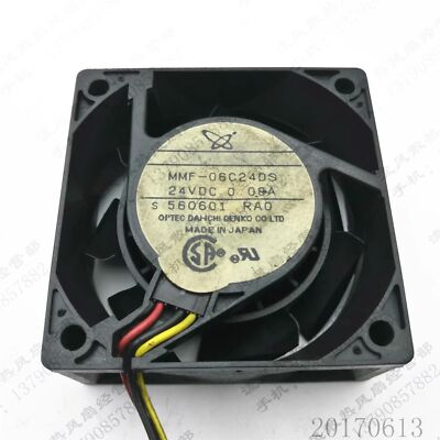   MMS-06C24DS 6025 DC24V 0.08A 6CM 3-Wire Inverter Cooling Fan #T8