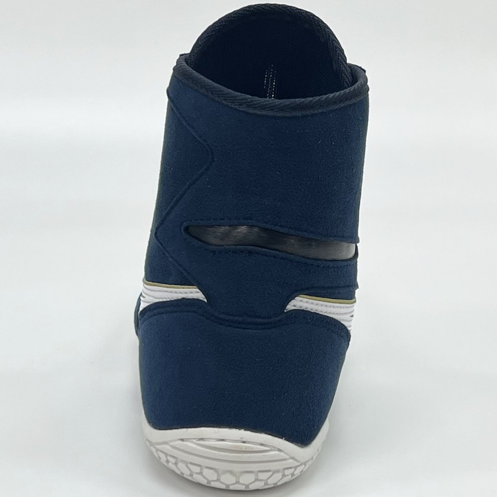 ASICS Wrestling Shoes 1083A001 Navy x white gold edge Successor to