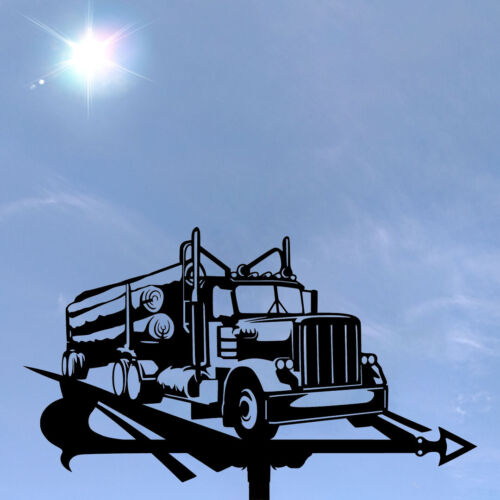 Camion en métal girouette météo, camion girouette météo, automobile, voiture, décoration de toit de maison - Photo 1/12