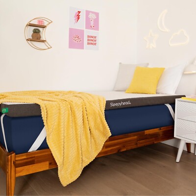 Sleepyhead Copper Infused Mattress Topper Full XL, Thick, Cooling Memory Foam...