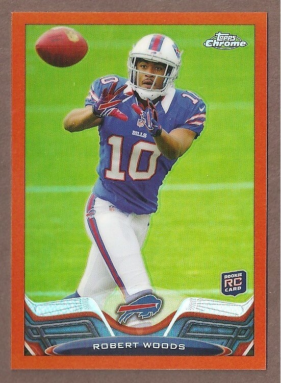 2013 Topps Chrome #3-Robert Woods Orange Refractor RC