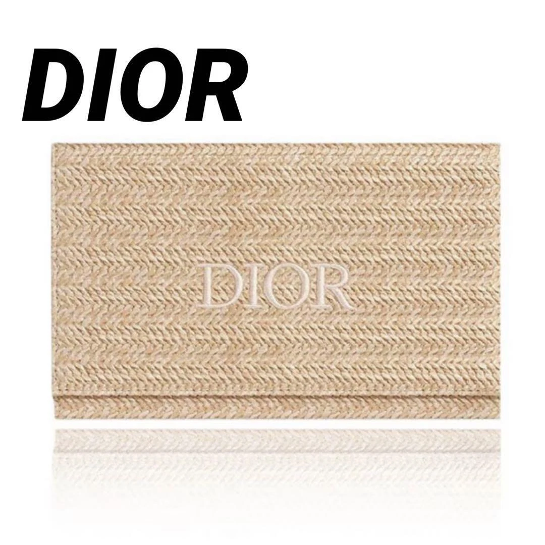 Pochette pochette Christian Dior 2023 été rotin beige limitée