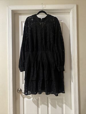 Fashion 2 Figure Dress Size 3 3X Black Lace Tiered FTF | eBay Fashion 2 Figure Dress Size 3 3X Black Lace Tiered FTF | eBay