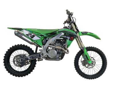 Full System Exhaust GPR Pentacross Titanium Racing Kawasaki Kx 450 F 2021 2023