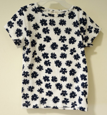NWT J.Crew Crewcuts Floral Pop Top Girl's Size XXS / 2-3