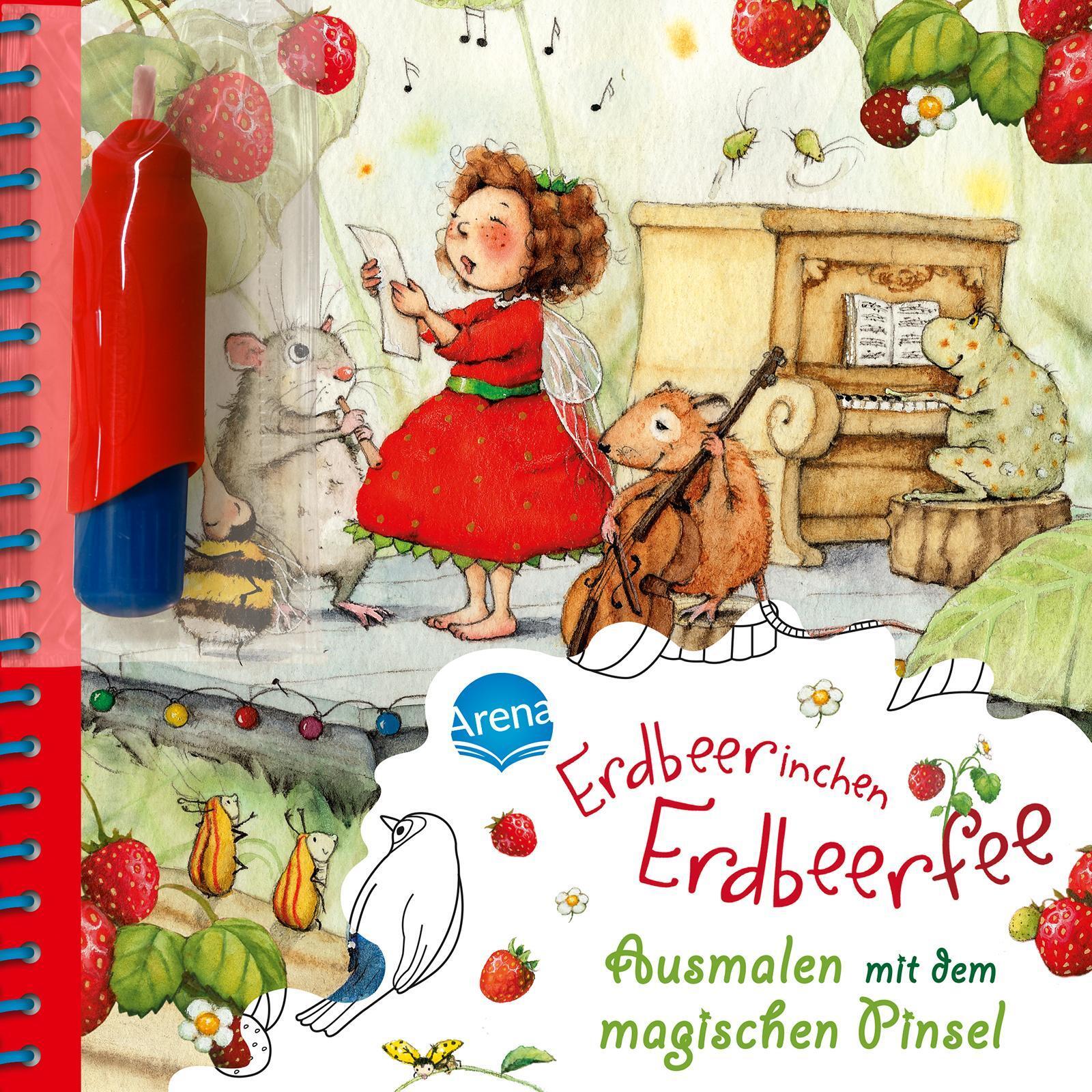 Thumbnail - Alin Estner Ausmalen Mit Dem Magischen Pinsel. Erdbeerinchen