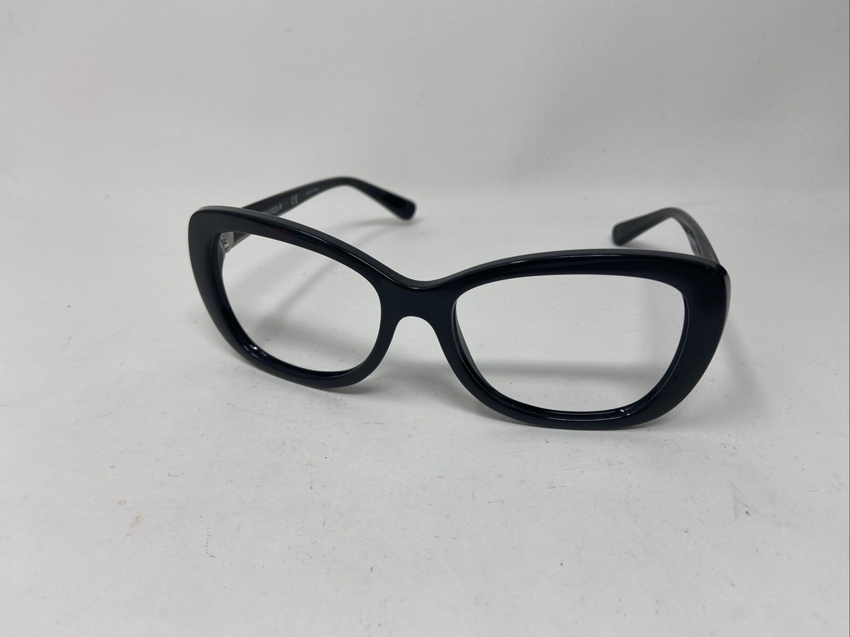 Vogue VO 2943-SB Sunglasses Black Rhinestone Butterfly Frame 55-17-135 Vogue VO2943SB W44/11 Sunglasses Women main image 2