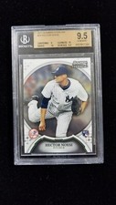 Hector Noesi Rookie 2011 Bowman Sterling BGS 9.5 NY Yankees RC POP 1